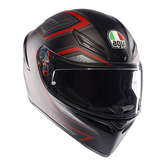 AGV K1 S SLING HELMET - MATT BLACK/RED