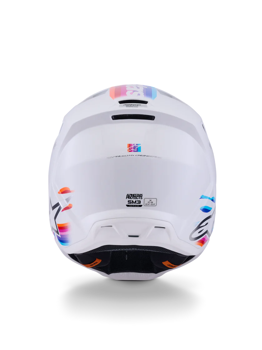 ALPINESTARS 2026 SM3 FORCE HELMET - WHITE GLOSSY