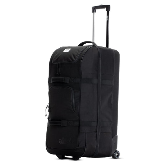 Albek Long Haul Checked Travel Bag - Black