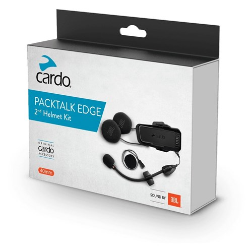 CARDO PACKTALK PRO/EDGE 2ND HELMET 40mm JBL KIT (AIR MOUNT)