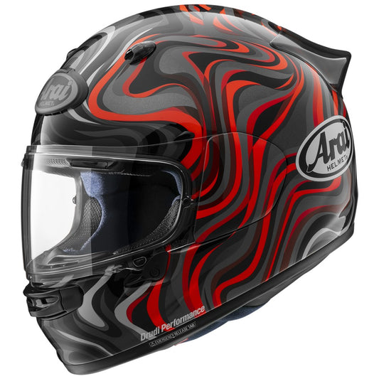 Arai Quantic Helmet - Swirl Red