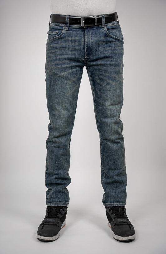 BULL-IT AJAX STRAIGHT JEANS REGULAR LEG - STEEL BLUE