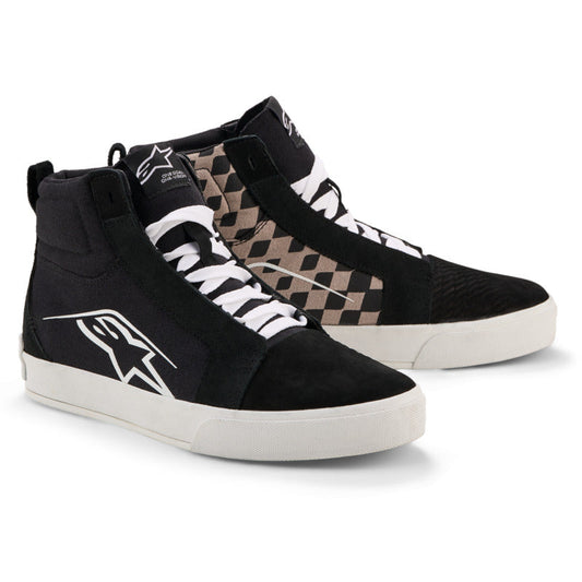Alpinestars Ride 63 Canvas Ride Shoes - Black Cool Gray Chess