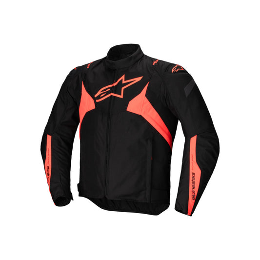 ALPINESTARS T-JAWS V4 WP JACKET - BLACK/RED FLURO