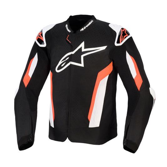ALPINESTARS T-GP AIR JACKET - BLACK FLURO-RED