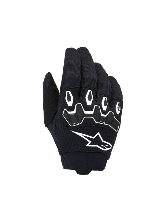 ALPINESTARS YOUTH & KIDS FULL BORE V2 GLOVES - BLACK WHITE