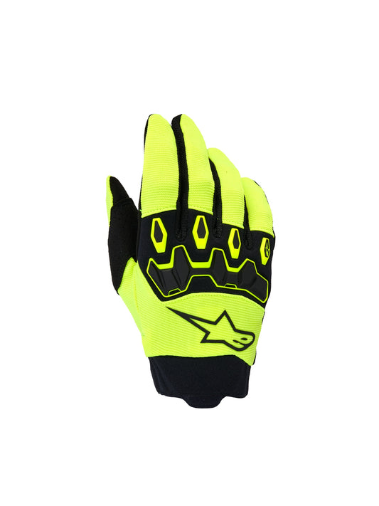ALPINESTARS YOUTH & KIDS FULL BORE V2 GLOVES - YELLOW FLUO BLACK