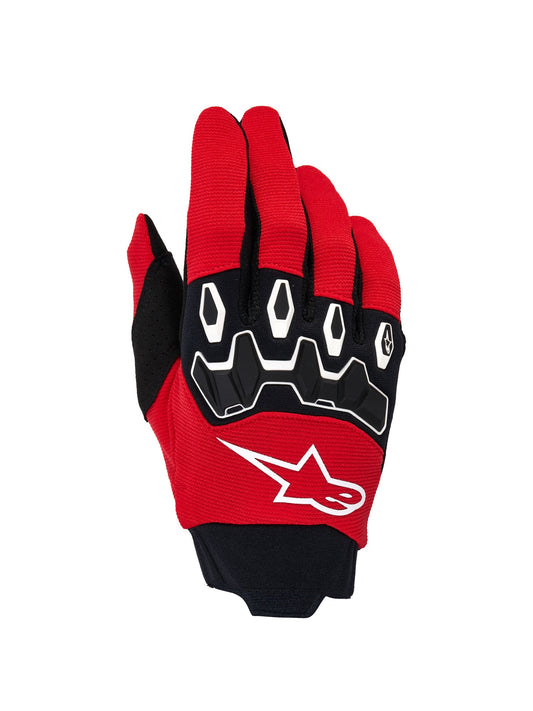 ALPINESTARS FULL BORE V2 GLOVES - BRIGHT RED BLACK