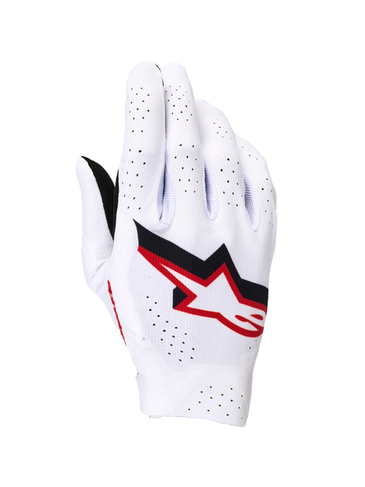 ALPINESTARS SUPERTECH MX GLOVES - WHITE BLACK FIRE RED