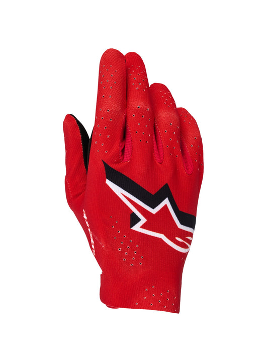 ALPINESTARS SUPERTECH MX GLOVES - FIRE RED BLACK WHITE