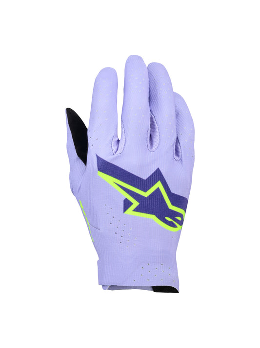 ALPINESTARS SUPERTECH MX GLOVES - LAVENDER VIOLET FLUO YELLOW