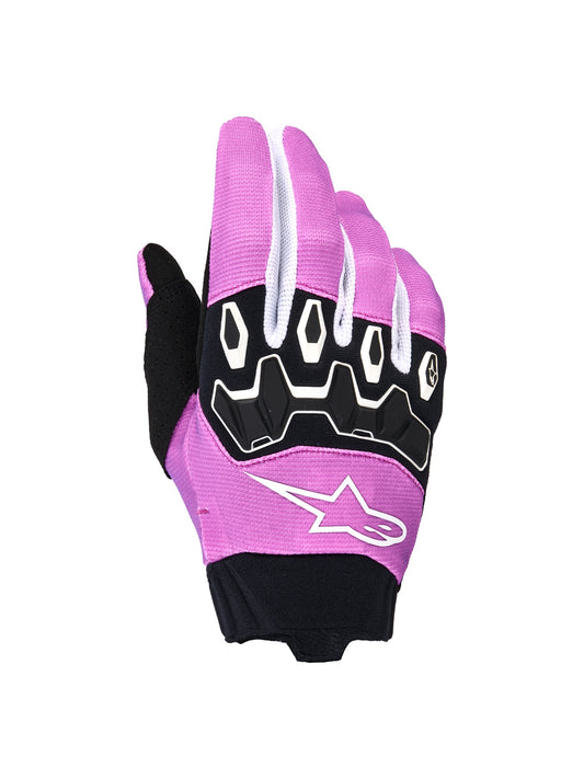 ALPINESTARS STELLA FULL BORE V2 GLOVES - WHITE PINK FLUO BLACK