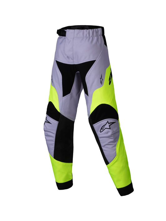 ALPINESTARS 2025 KIDS RACER PANTS - GREY YELLOW FLUO