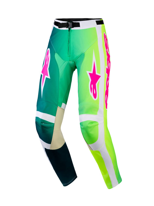 ALPINESTARS 2026 RACER PORTL PANTS - GREEN WHITE BLACK
