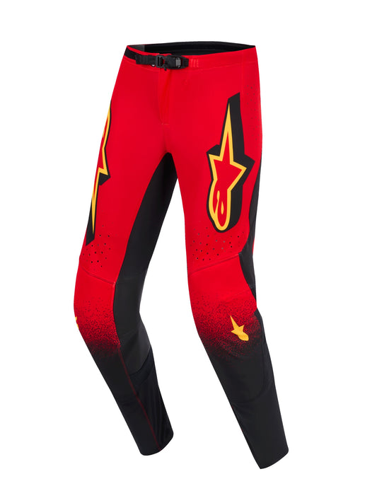 ALPINESTARS 2026 SUPERTECH SCENZ PANTS - RED BLACK YELLOW