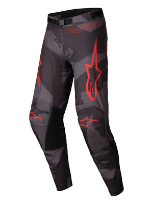 ALPINESTARS 2025 RACER HOLLOW  PANTS - GREY CAMO ORANGE FLUO