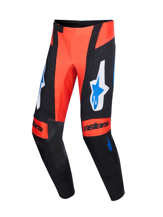 ALPINESTARS 2026 TECHSTAR KNIF PANTS - ORANGE BLACK UCLA BLUE