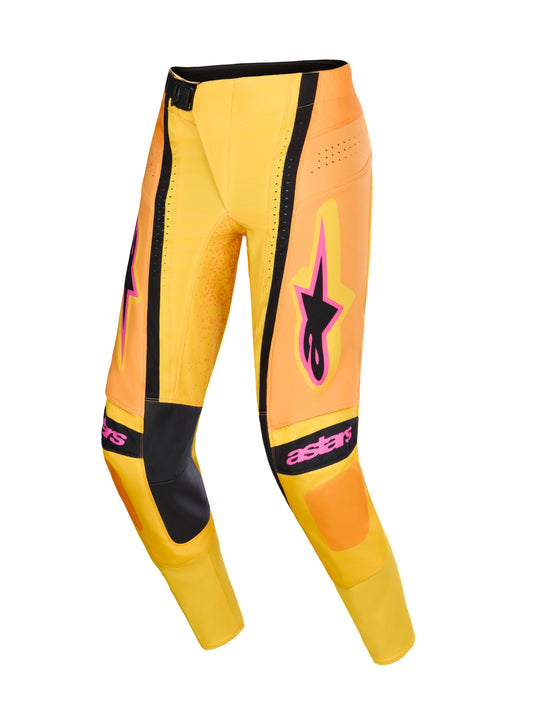 ALPINESTARS 2026 TECHSTAR NOMUR PANTS - ORANGE YELLOW PINK