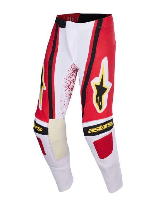ALPINESTARS 2026 TECHSTAR NOMUR PANTS - LIGHT GREY RED BLACK