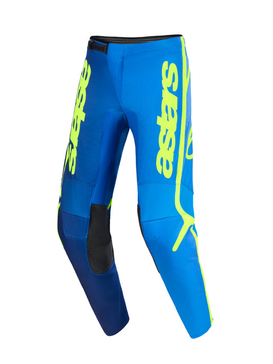 ALPINESTARS 2026 FLUID APEX PANTS - BLUE YELLOW FLUO
