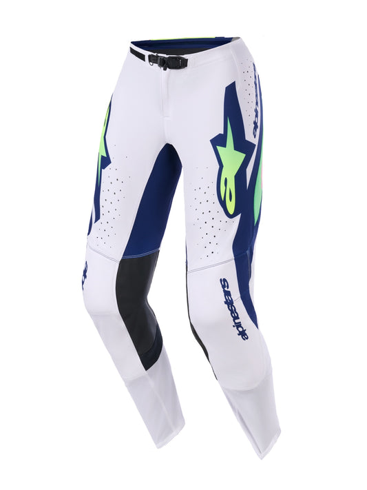 ALPINESTARS 2026 SUPERTECH VISTA PANTS - LIGHT GREY YELLOW FLUO BLUE