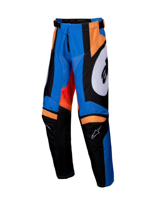 ALPINESTARS 2025 YOUTH RACER MELT PANTS - ORANGE BLUE