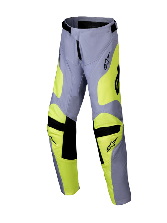 ALPINESTARS 2025 YOUTH RACER VEIL PANTS - GREY YELLOW FLUO