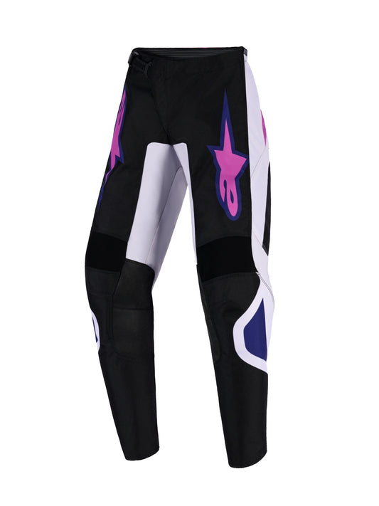 ALPINESTARS 2026 YOUTH FLUID GRID PANTS - BLACK LIGHT GREY PURPLE