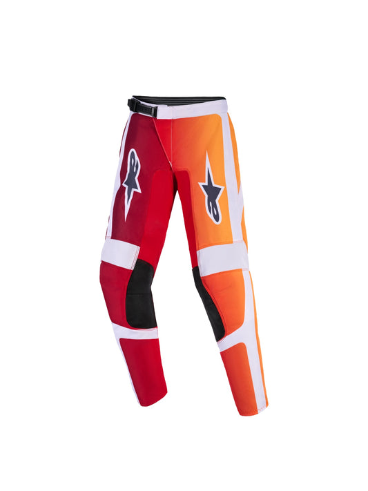 ALPINESTARS 2026 YOUTH FLUID PORTL PANTS - RED LIGHT GREY DARK GREY