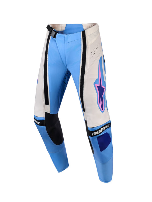 ALPINESTARS 2026 STELLA TECHSTAR NOMUR PANTS - LIGHT BLUE OFF WHITE BLACK