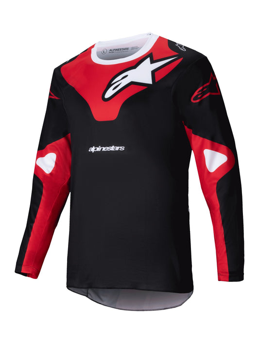 ALPINESTARS 2025 RACER GRAPHITE JERSEY - BLACK BRIGHT RED