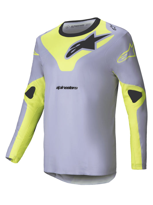 ALPINESTARS 2025 RACER VEIL JERSEY - GREY YELLOW FLUO