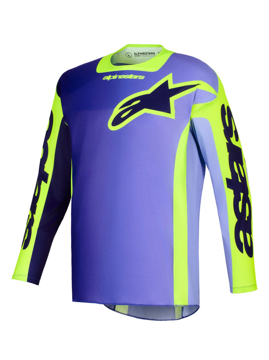 ALPINESTARS 2026 RACER PORTL JERSEY - PURPLE YELLOW FLUO