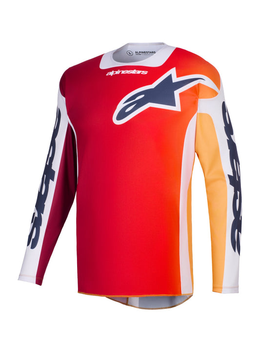 ALPINESTARS 2026 RACER PORTL JERSEY - RED LIGHT GREY DARK GREY