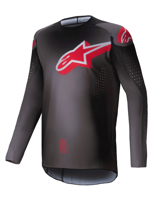 ALPINESTARS 2025 SUPERTECH LIPAN JERSEY - SMOKE BRIGHT RED