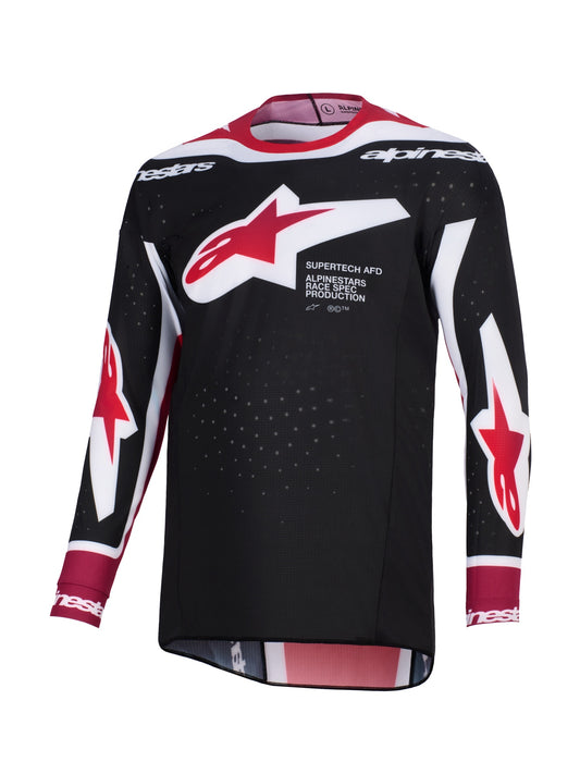 ALPINESTARS 2026 SUPERTECH PRO VISTA JERSEY - BLACK RED WHITE