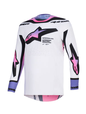 ALPINESTARS 2026 SUPERTECH PRO VISTA JERSEY - WHITE PURPLE BLACK