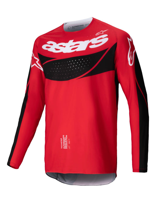 ALPINESTARS 2025 TECHSTAR DREEM JERSEY - BRIGHT RED BLACK