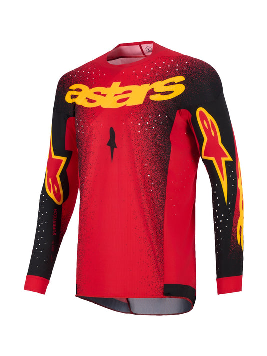 ALPINESTARS 2026 SUPERTECH SCENZ JERSEY - RED BLACK YELLOW