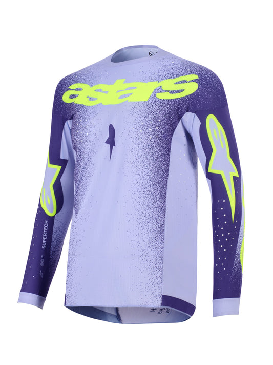 ALPINESTARS 2026 SUPERTECH SCENZ JERSEY - PURPLE YELLOW FLUO