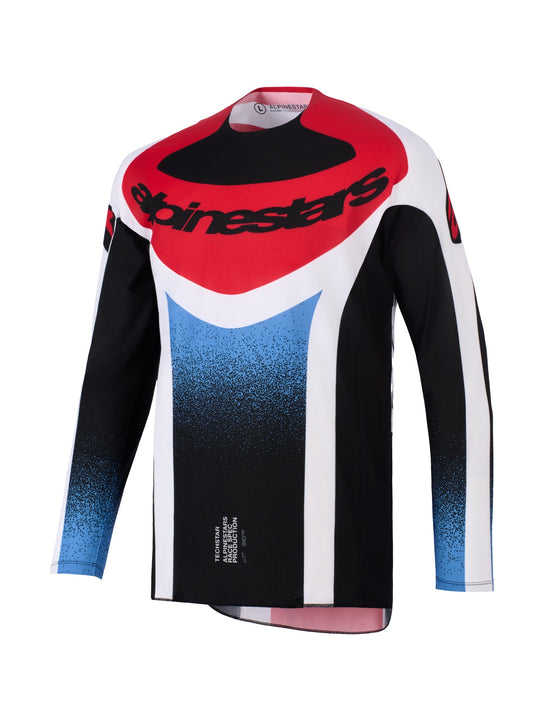 ALPINESTARS 2026 TECHSTAR KNIF JERSEY - BLACK WHITE RED