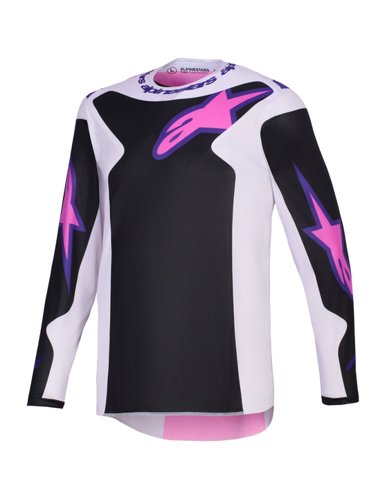 ALPINESTARS 2026 FLUID GRID JERSEY - BLACK LIGHT GREY PURPLE