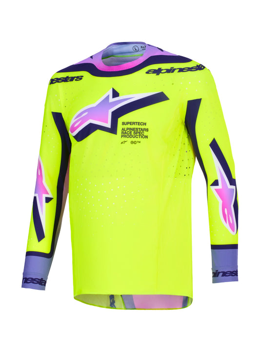 ALPINESTARS 2026 SUPERTECH VISTA JERSEY - YELLOW PURPLE BLACK