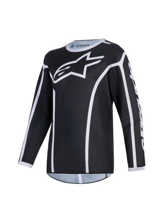 ALPINESTARS 2026 YOUTH FLUID APEX JERSEY - BLACK GREY