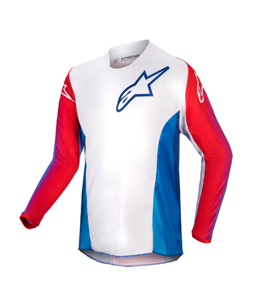 ALPINESTARS 2024 YOUTH RACER PNEUMA JERSEY - BLUE/MARS RED/WHITE