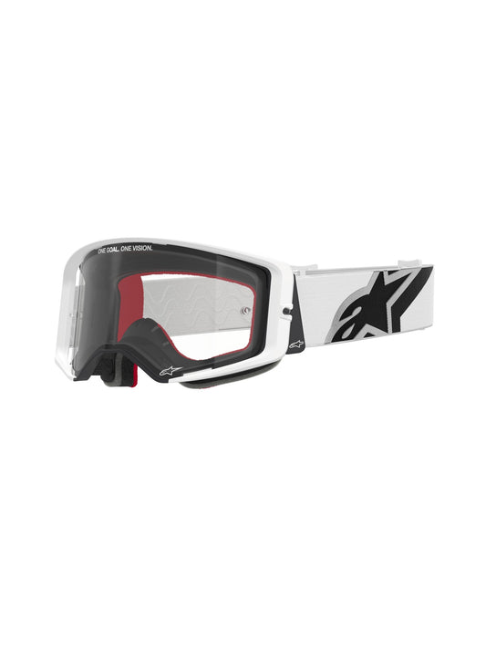 ALPINESTARS SUPERTECH CORP GOGGLES - WHITE CLEAR