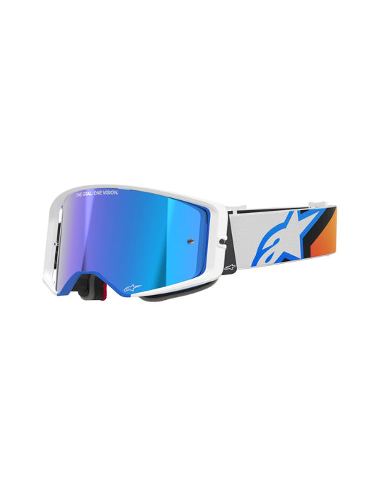 ALPINESTARS SUPERTECH CORP GOGGLES - BLUE ORANGE MIRROR BLUE