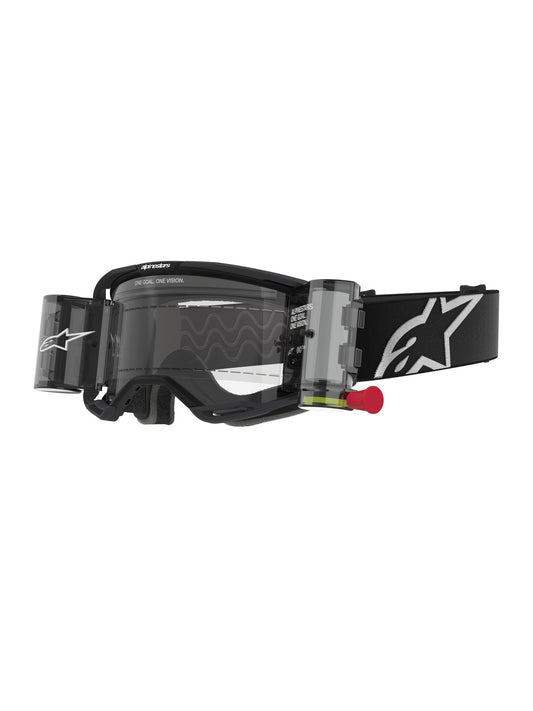 ALPINESTARS VISION 8 CORP GOGGLES - BLACK CLEAR ROLL-OFF