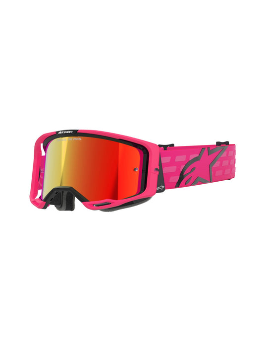 ALPINESTARS VISION 8 CORP GOGGLES - PINK MIRROR RED