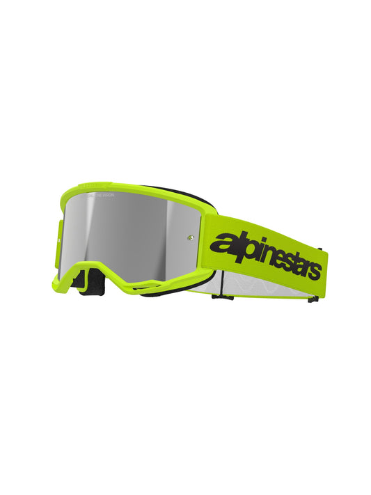 ALPINESTARS VISION 3 WOODMARK GOGGLES - YELLOW FLUO MIRROR SILVER